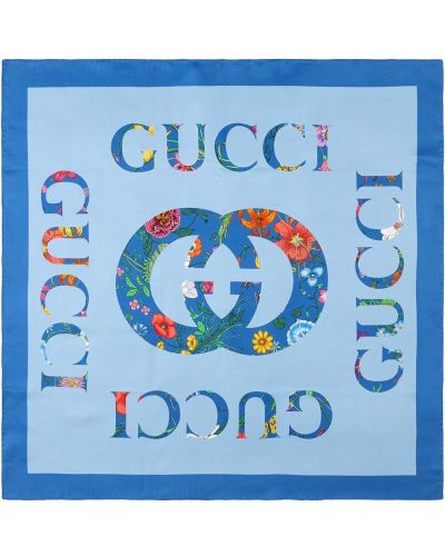 Pañuelo Gucci azul