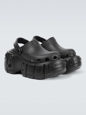 Sandale cu platformă Balenciaga negru