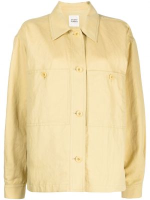 Pūkinė marškiniai Studio Tomboy geltona
