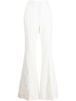 Vlněné kalhoty Gabriela Hearst bílé