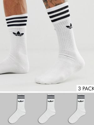Носки с круглым вырезом Adidas Originals белые