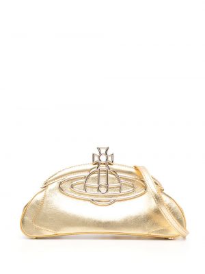 Чанта тип „портмоне“ с кехлибар Vivienne Westwood златисто