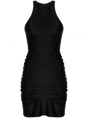 Drapované koktejlové šaty Gauge81 Černé