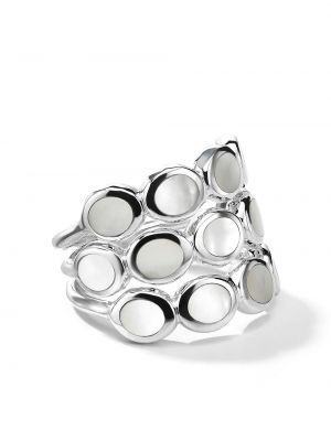 Žiedas su perlais Ippolita sidabrinė