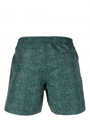 Shorts mit print Sunspel grün