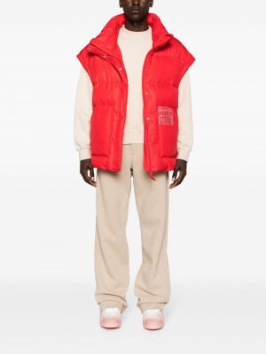Dūnu vienkrāsains veste ar apdruku Monochrome sarkans