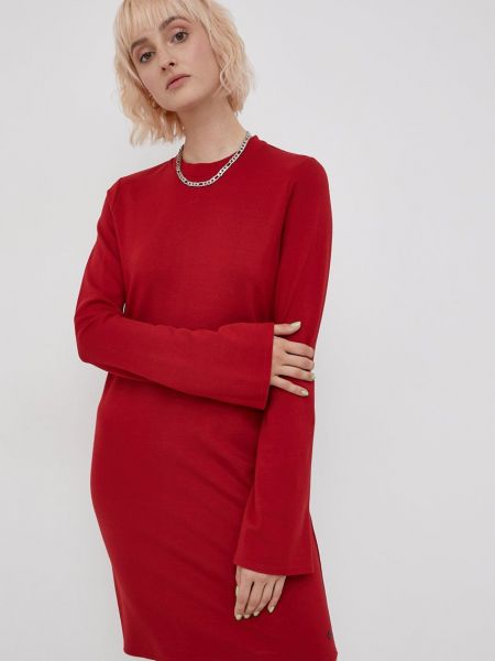 Облягаюче плаття міні Superdry, червоне