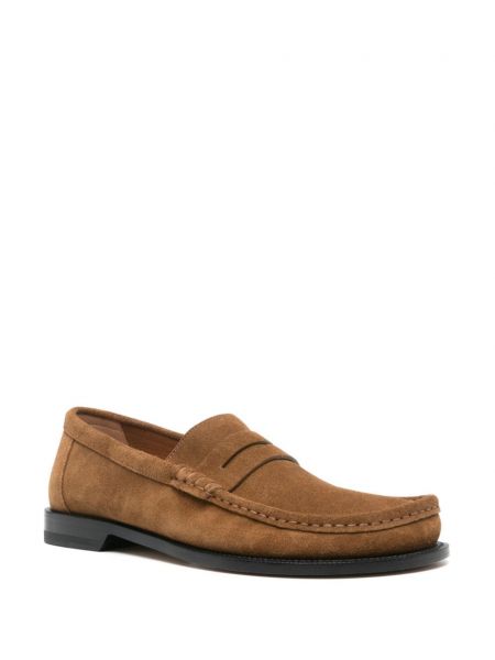 Seemisnahksed loafer-kingad Loewe pruun