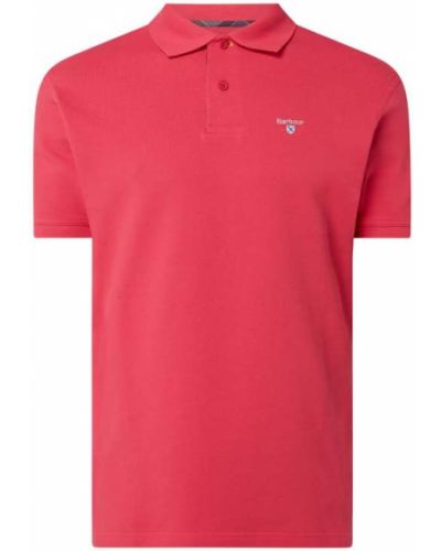 T-shirt Barbour, różowy
