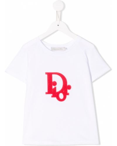 T-shirt z printem Baby Dior