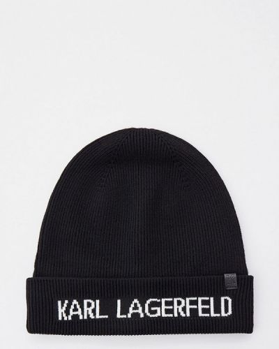 Шапка Karl Lagerfeld, черная
