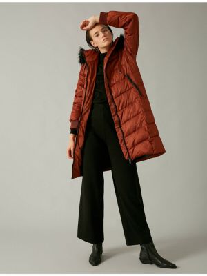 Kabát s kapucí Koton červený