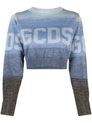 Pull en tricot Gcds bleu