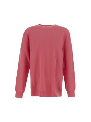 Różowa dzianinowa bluza z kapturem Comme Des Garcons