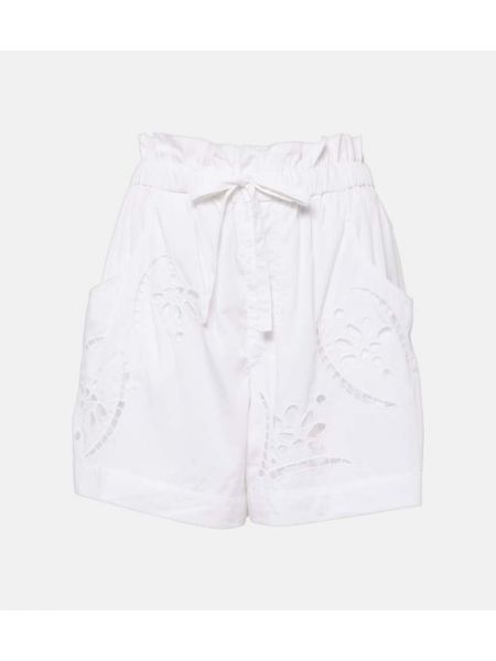 Pantalones cortos con bordado Isabel Marant blanco