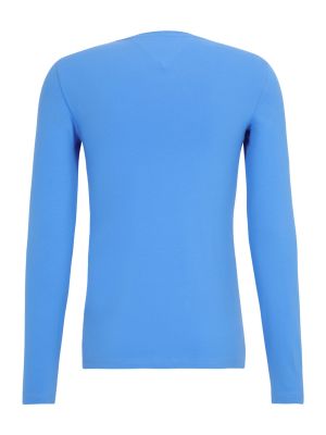 Tričko s dlhými rukávmi Tommy Hilfiger modrá