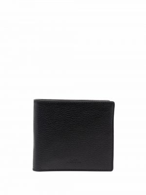 Kožená peňaženka A.p.c. čierna