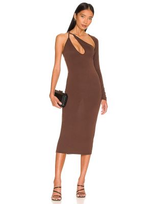 Sukienka midi Nbd, brązowy