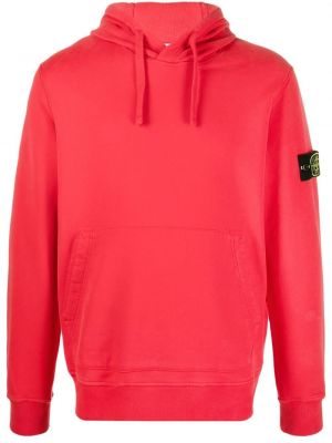 Bomull hettegenser Stone Island rød