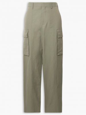 Прямые брюки Stella Mccartney зеленые