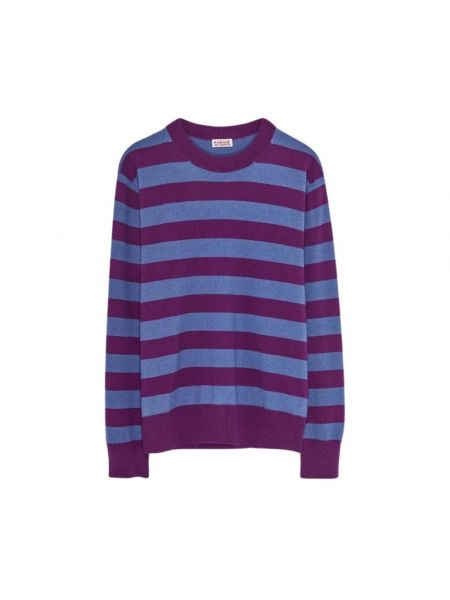 Sweter z kaszmiru bawełniany Tricot fioletowy