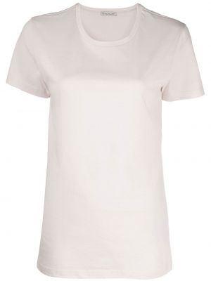 Rund hals t-skjorte Moncler rosa