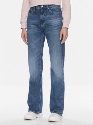 Дънки bootcut Calvin Klein Jeans синьо