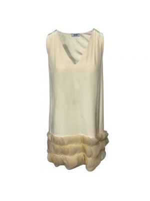 Robe en soie Moschino Pre-owned blanc
