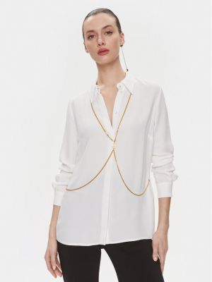 Marškiniai Elisabetta Franchi balta