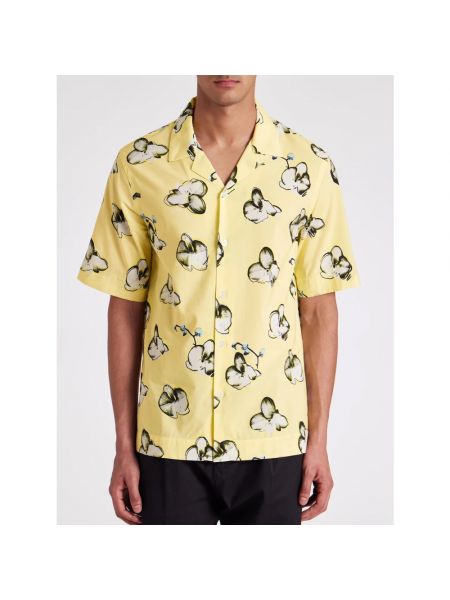 Camisa de flores con estampado Ps By Paul Smith amarillo