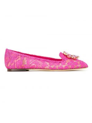 Pantuflas Dolce & Gabbana rosa