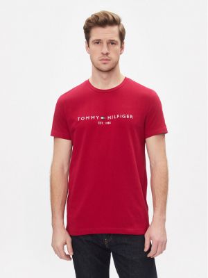 Majica Tommy Hilfiger rdeča