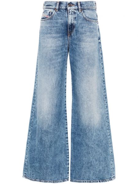Jeans bootcut taille haute Diesel bleu