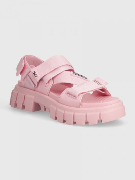 Sandale cu platformă Palladium roz