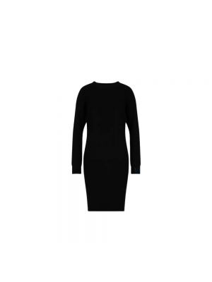 Dzianinowa sukienka mini Armani Exchange czarna