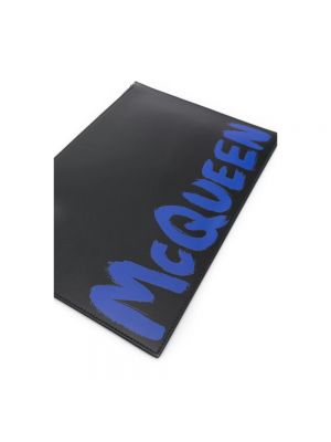 Bolso clutch de cuero con estampado Alexander Mcqueen