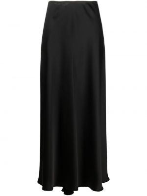 Saténové dlouhá sukně Philosophy Di Lorenzo Serafini černé