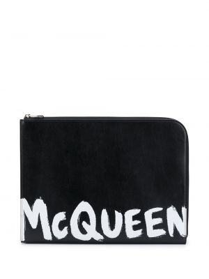 Τσάντα laptop με σχέδιο Alexander Mcqueen μαύρο