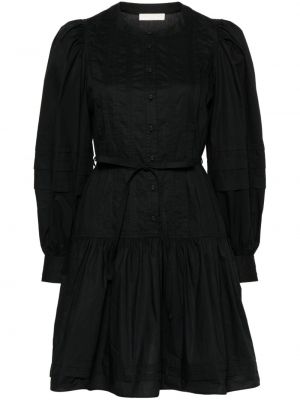 Bombažna dolga obleka Ulla Johnson črna