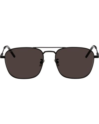 Солнцезащитные очки Saint Laurent, черные