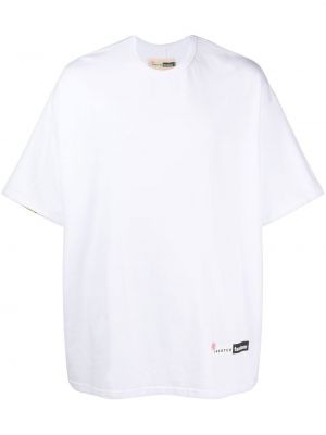T-shirt con stampa Incotex bianco