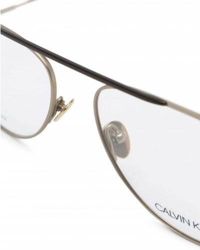 Okulary Calvin Klein złote
