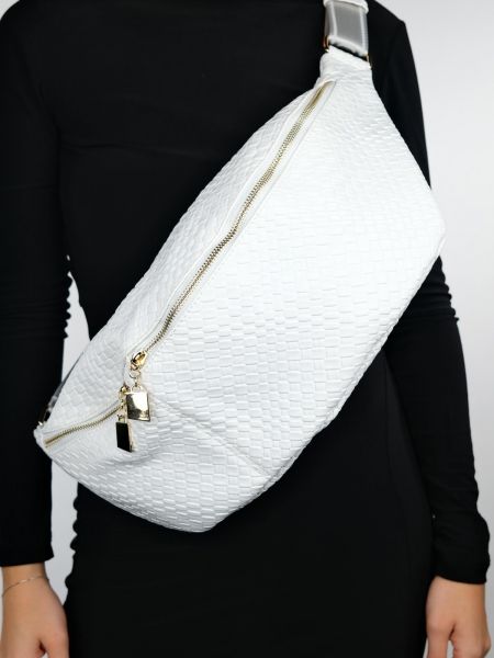 Чанта за носене на кръста Luvishoes бяло