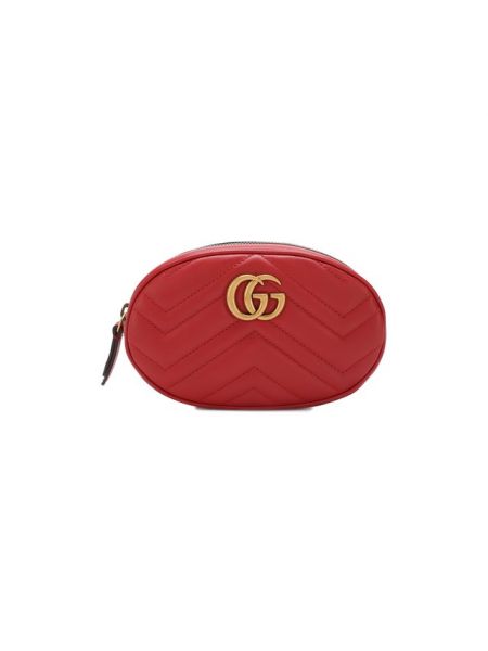 Поясная сумка Gucci, красная