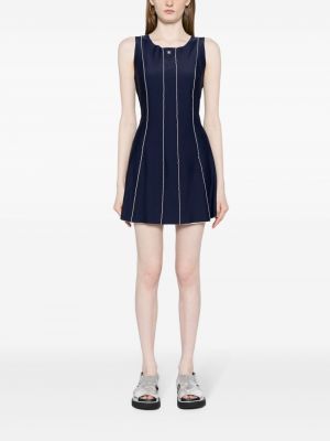 Šaty bez rukávů Chanel Pre-owned modré