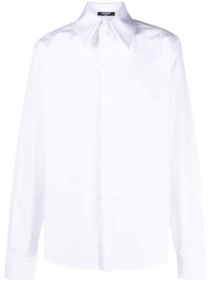 Памучна риза без ток Balmain бяло
