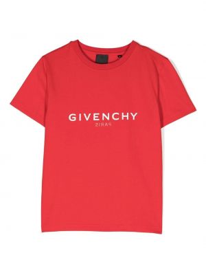 T-shirt för tjejer Givenchy Kids röd