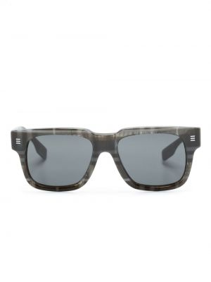 Kockované slnečné okuliare Burberry Eyewear sivá