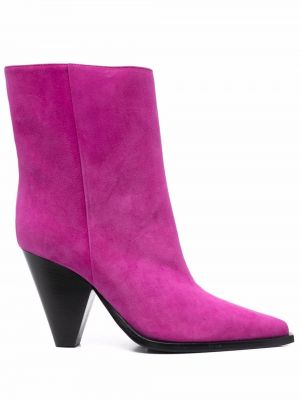 Wildleder stiefelette Scarosso pink