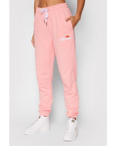 Spodnie sportowe Ellesse różowe